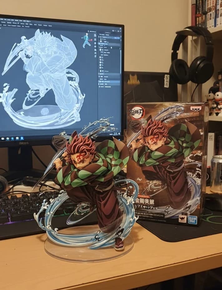 AI image of Tanjiro figure