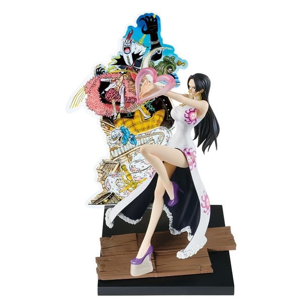 One Piece - Boa Hancock - Donquixote Doflamingo - Gecko Moria - Salome - Sir Crocodile - Ichiban Kuji - Ichiban Kuji One Piece WT100 Memorial Eiichiro Oda Draws 100 Great Pirates (E Prize)