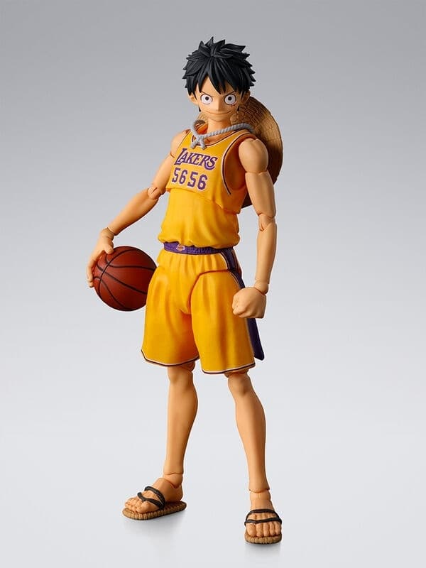 Los Angeles Lakers - NBA - One Piece - Monkey D. Luffy - One Piece × NBA - S.H.Figuarts - Los Angeles Lakers Ver.