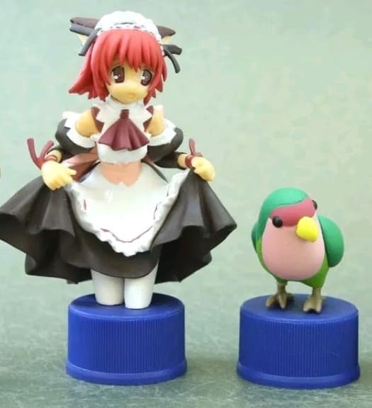 Little Bird Cafe - Bottle Cap - Anzu & Parakeet - 1/10