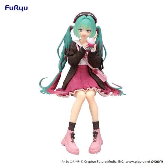 Piapro Characters - Hatsune Miku - Noodle Stopper Figure - Autumn Date, Pink ver.