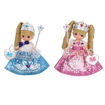 Licca-chan - Miki-chan - Licca-chan Yumemiru Ohime-sama - Miki-chan Maki-chan Futago no Princess Set