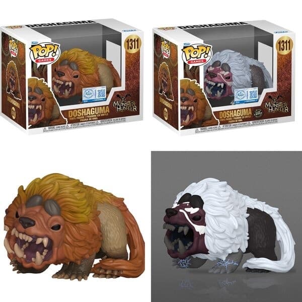 Monster Hunter Wilds - Doshaguma - Pop! Games (1311) - POP! Vinyl - Glow-In-The-Dark Chase