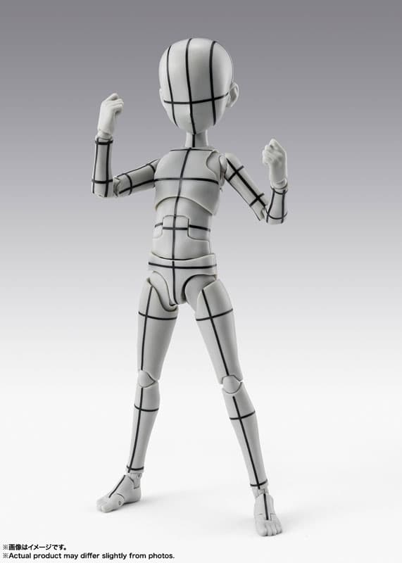 S.H.Figuarts Body-kun -Ken Sugimori- Edition -Wire Frame- (Gray Color Ver.)