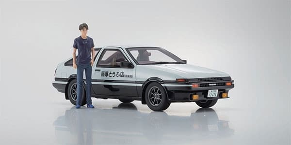 Shin Gekijouban Initial D - Fujiwara Takumi - 1/18 Initial D The Movie Toyota Sprinter Trueno With Takumi Fujiwara Resin Model - 1/18