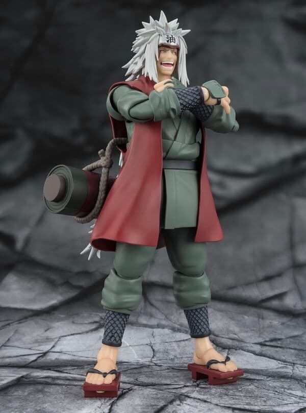 Naruto Shippuuden - Fukasaku - Jiraiya - Shima - S.H.Figuarts - Hidden Leaf Heroic Master Sage, Sage Mode Set