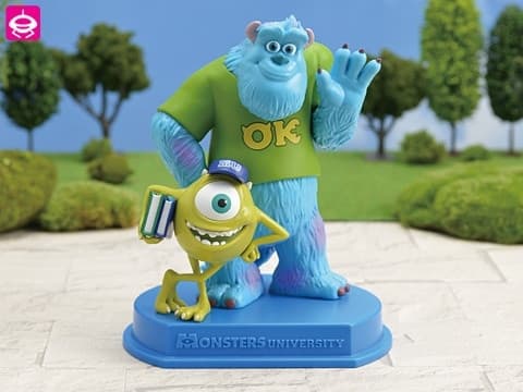 Monsters University - James P. Sullivan - Michael Wazowski - Sega Disney Prize - Premium Buddy Figure