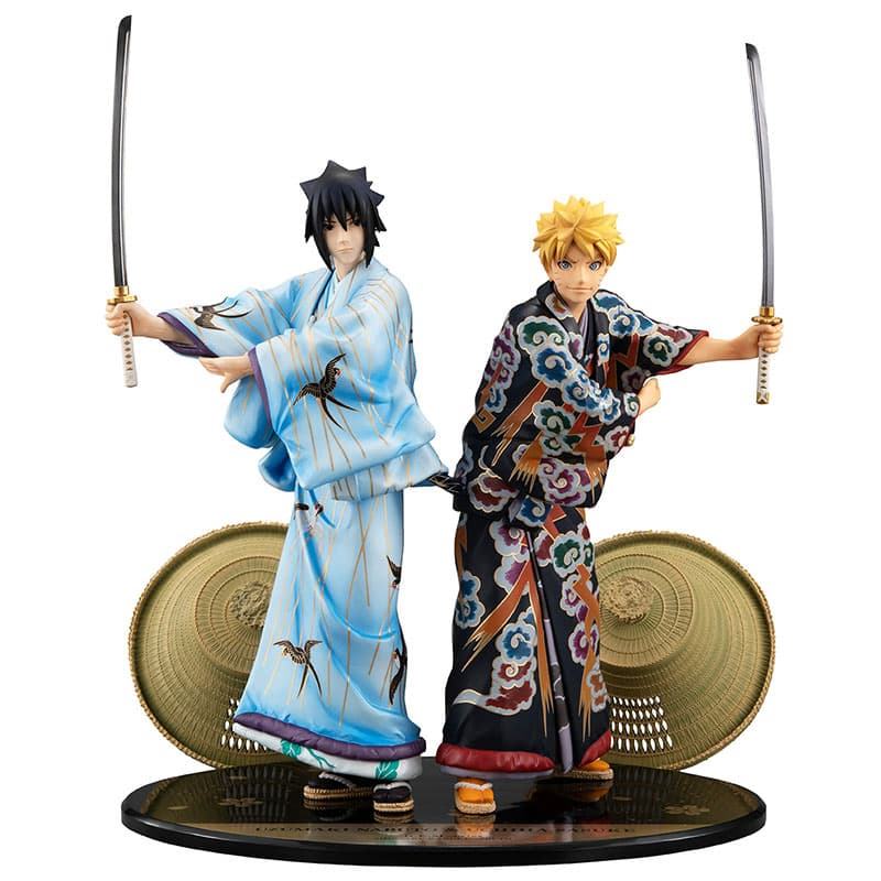 G.E.M. Series NARUTO Naruto Uzumaki & Sasuke Uchiha Kabuki EDITION SET Complete Figure
