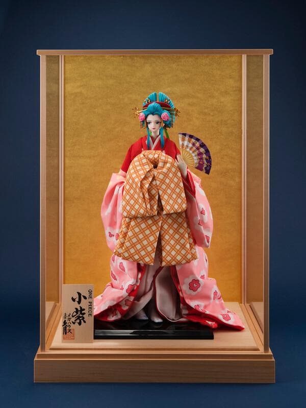 One Piece - Kozuki Hiyori - Kimekomi Ningyou - Special price set with exclusive glass case
