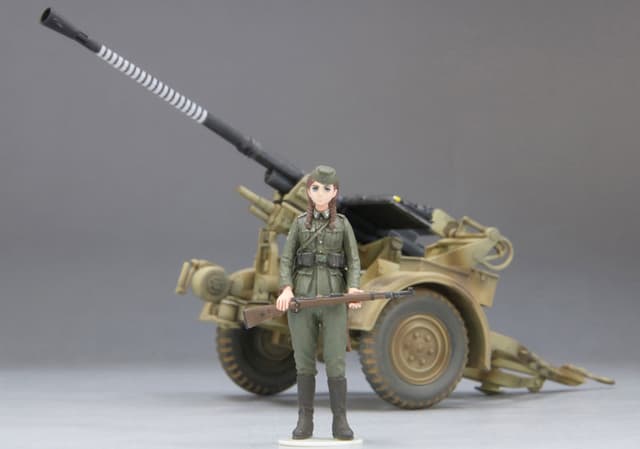 1/35 Rekisou Wotome Hannah w/3.7cm Anti-air Machine Gun Type 37 Plastic Model