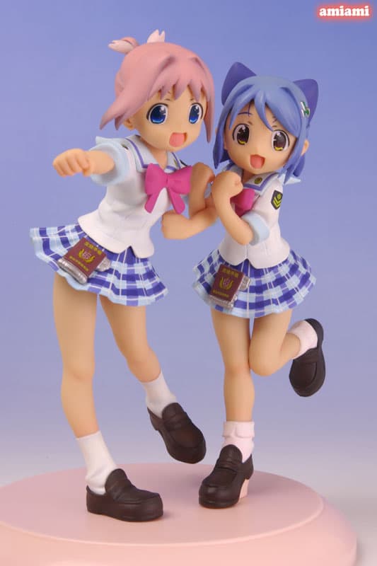 Manabi Straight! - Manami Amamiya & Mika Inamori Navy School Swimsuit Ver. Complete Figure