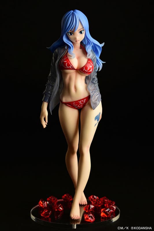 FAIRY TAIL Juvia Lockser Gravure_Style "Red Bikini!!" Sheer Wet Shirt SP 1/6 Complete Figure