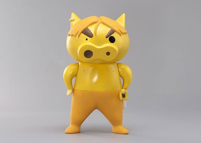 Crayon Shin-chan Soft Vinyl Collection Gold Buriburizaemon