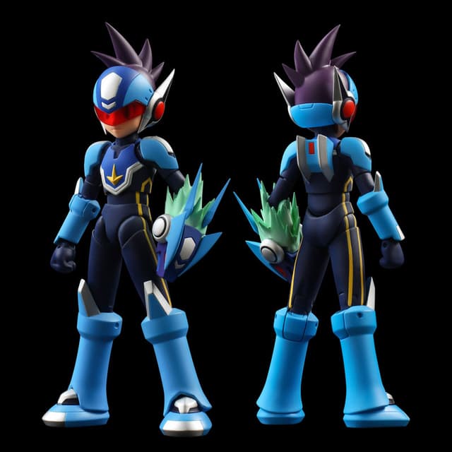 4 Inch Nel - Mega Man Star Force: Shooting Star Mega Man Action Figure