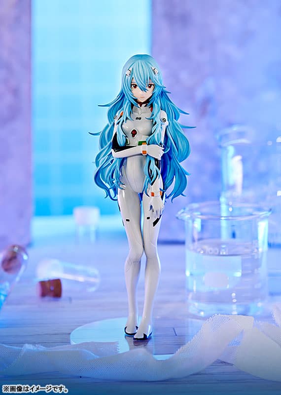 POP UP PARADE Rebuild of Evangelion Rei Ayanami Long Hair Ver. Complete Figure