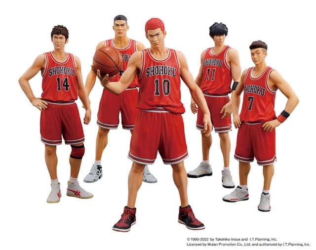 One and Only "SLAM DUNK"SHOHOKU STARTING MEMBER SET Complete Figure