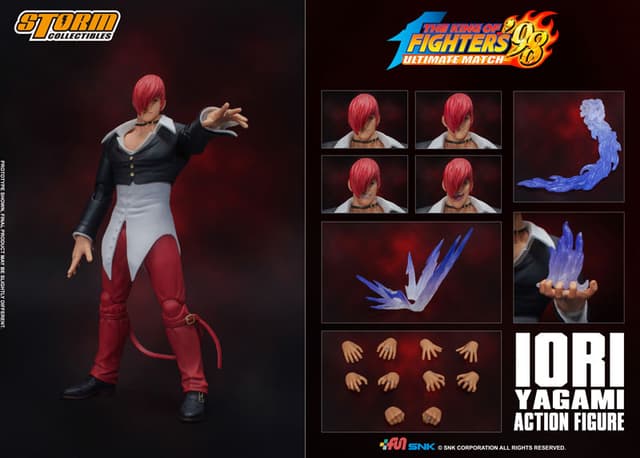 The King of Fighters '98 Ultimate Match Action Figure Iori Yagami