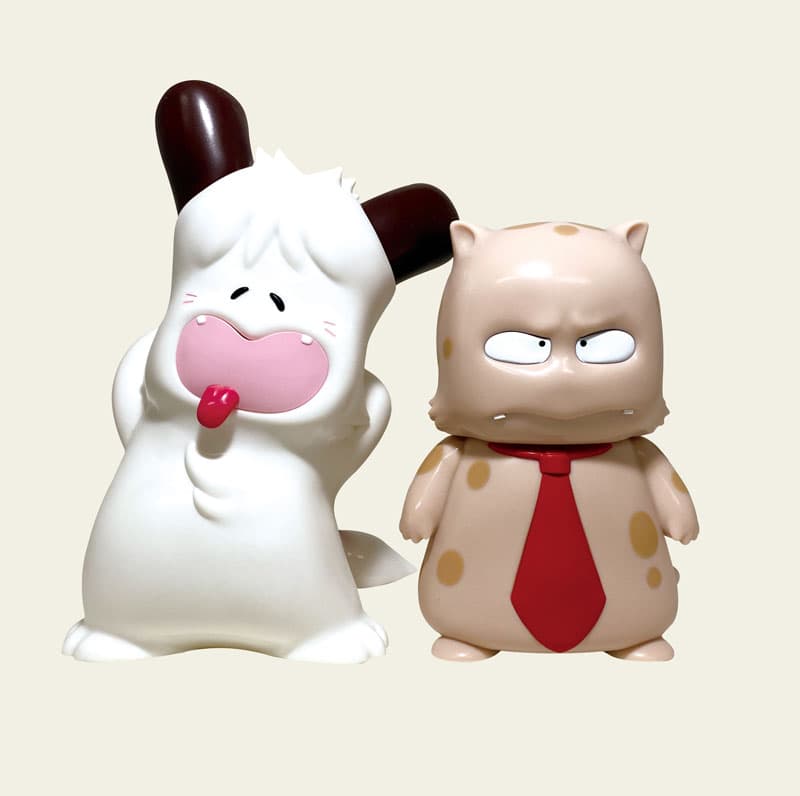 JFC-012 Ohayo! Spank Spank & Torakichi Soft Vinyl Figure