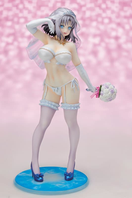 Gokubi Girls Super Premium "Senran Kagura NewWave G Burst" Yumi Wedding Lingerie Ver. Reproduction Edition 1/6 Figure