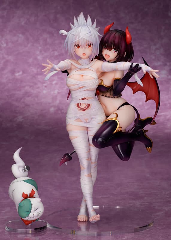 Ayakashi Triangle Matsuri Kazamaki & Suzu Kanade & Shirogane Complete Figure