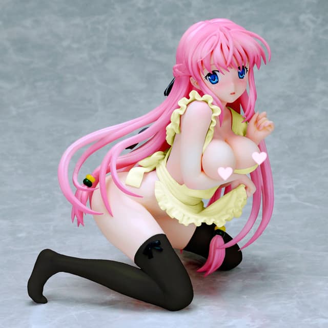 Kanojo x Kanojo x Kanojo - Akina Orifushi Naked Apron Yellow Ver. 1/6 Complete Figure