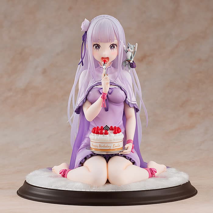 KDcolle Re:ZERO -Starting Life in Another World- Emilia Birthday Cake Ver. 1/7 Complete Figure