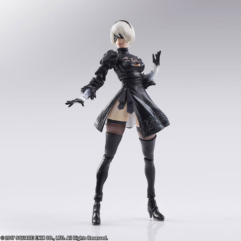 BRING ARTS - NieR:Automata: 2B & Machine Lifeform (2 Figure Set) Action Figure