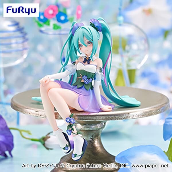 Piapro Characters - Hatsune Miku - Flower Fairy - Noodle Stopper Figure - Asagao