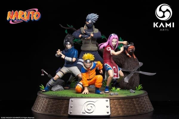 Naruto - Haruno Sakura - Hatake Kakashi - Pakkun - Uchiha Sasuke - Uzumaki Naruto - 1/6