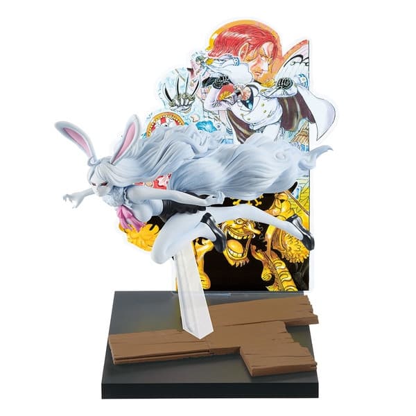 One Piece - Akagami no Shanks - Carrot - Douke no Buggy - Koby - Marshall D. Teach - Monkey D. Garp - Ichiban Kuji - Ichiban Kuji One Piece WT100 Memorial Eiichiro Oda Draws 100 Great Pirates (G Prize) - Sulong ver.