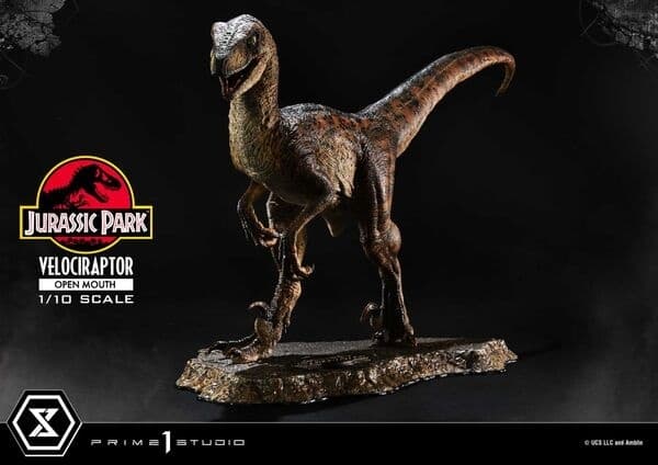 Jurassic Park - Velociraptor - Prime Collectible Figures (PCFJP-07) - 1/10 - Open Mouth