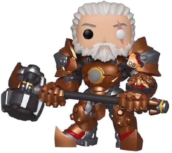 Overwatch - Reinhardt - POP! Games (184) - POP! Vinyl - SDCC 2019 Exclusive, Supersized, No Helmet