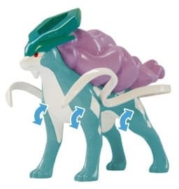 Gekijouban Pocket Monsters Diamond & Pearl: Gen'ei no Hasha Zoroaaku - Suicune - Pokémon Pose Figure - Pokémon Pose Figure '10 Gekijouban