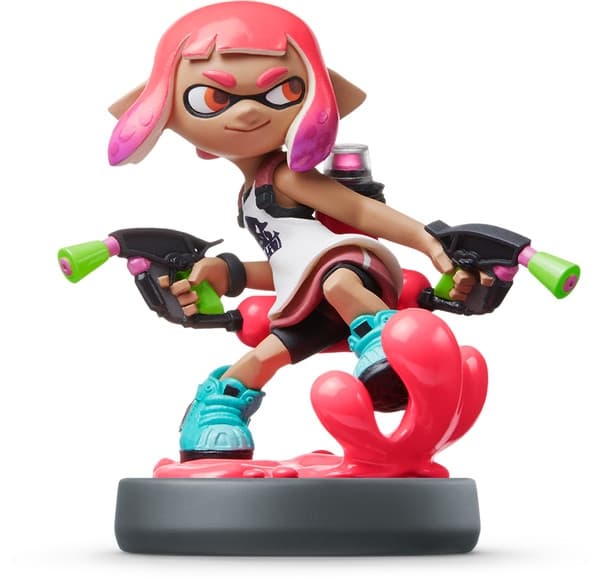 Splatoon 2 - Inkling - Amiibo - Amiibo Splatoon Series - Girl, Neon Pink