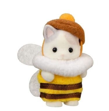 Sylvanian Families - Mabel Fontana - Atsumare! Aka-chan Set -Mitsubachi- - Honey Bee Costume, Beret