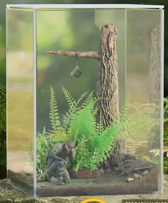 Metal Gear Solid Delta: Snake Eater - Naked Snake - Diorama - Terrarium