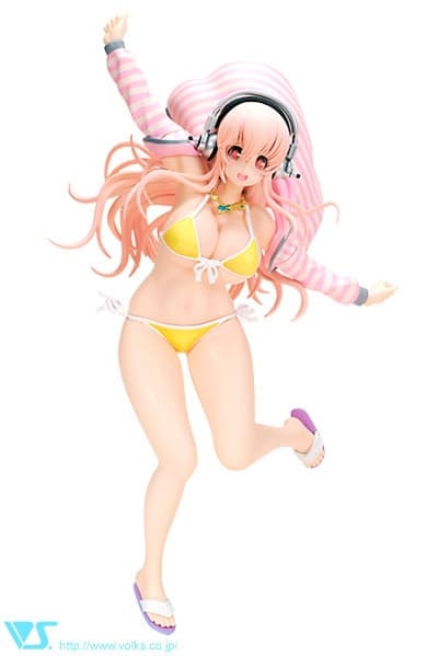 SoniComi (Super Sonico) - Sonico - CharaGumin - 1/8 - Moamoa Parka Swimsuit ver.