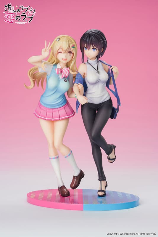 Oshi no Love Yori Koi no Love Ren Furutachi & Akuru Hayahoshi 1/7 Complete Figure 2pc Set