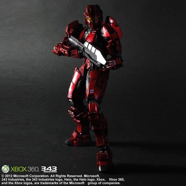 Halo: Combat Evolved - Spartan Mark V - Play Arts Kai - Red