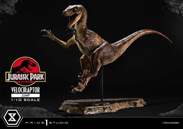 Jurassic Park - Velociraptor - Prime Collectible Figures (PCFJP-06) - 1/10 - Jump