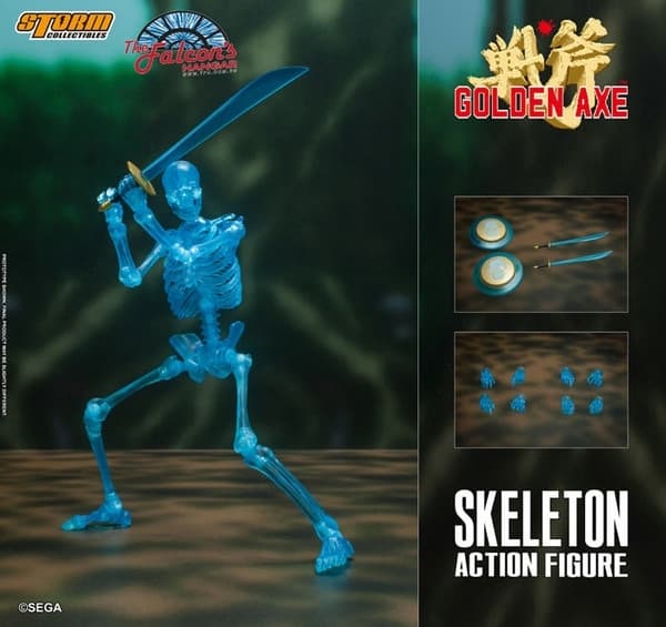 Golden Axe - Skeleton - 1/12 - Blue