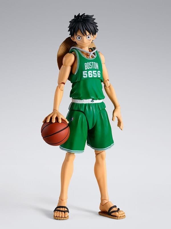 Boston Celtics - NBA - One Piece - Monkey D. Luffy - One Piece × NBA - S.H.Figuarts - Boston Celtics Ver.