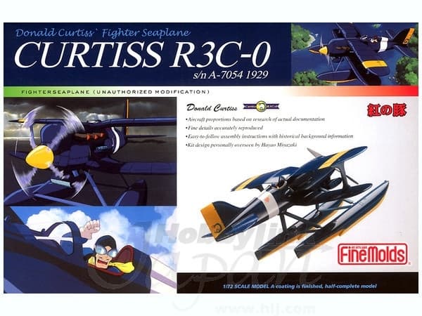 Kurenai no Buta - Donald Curtis - Curtiss R3C-0 - 1/72