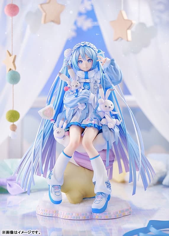 Character Vocal Series 01 Hatsune Miku Snow Miku: Yukiiro Pop Ver. 1/7 Complete Figure