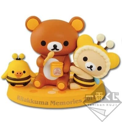 Rilakkuma - Kiiroitori - Korilakkuma - Ichiban Kuji - Ichiban Kuji Rilakkuma 10th Anniversary (F Prize) - 2011 Honey & Smile
