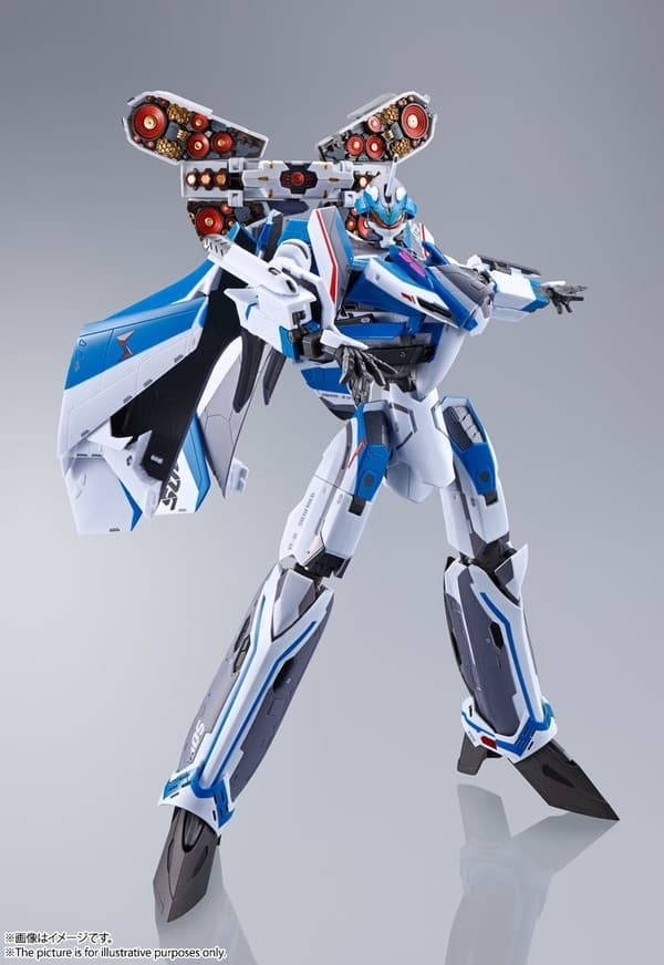Gekijouban Macross Delta Zettai Live!!!!!! - Hayate Immelmann's VF-31J Siegfried - DX Chogokin - 1/60 - Projection Unit Equipped