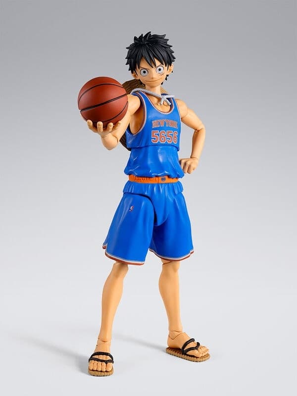 NBA - New York Knicks - One Piece - Monkey D. Luffy - One Piece × NBA - S.H.Figuarts - New York Knicks Ver.