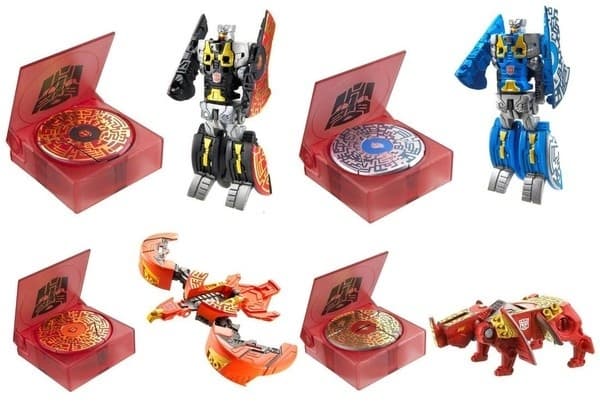 Transformers: Fall of Cybertron - Amhorn - Eject - Rewind - Sundor - Transformers Generations (TG15) - Autobot Data Disc Set