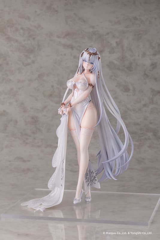 Azur Lane Emden Moonsilver Union Ver. (White) 1/6 Complete Figure
