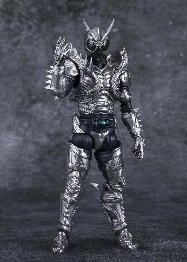 Kamen Rider Black Sun - Kamen Rider Shadowmoon - Bandai Shokugan - Candy Toy - Shodo-XX - Shodo-XX Kamen Rider Shadowmoon & Kamakiri Kaijin Set